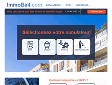 Tablet Screenshot of immobail.com